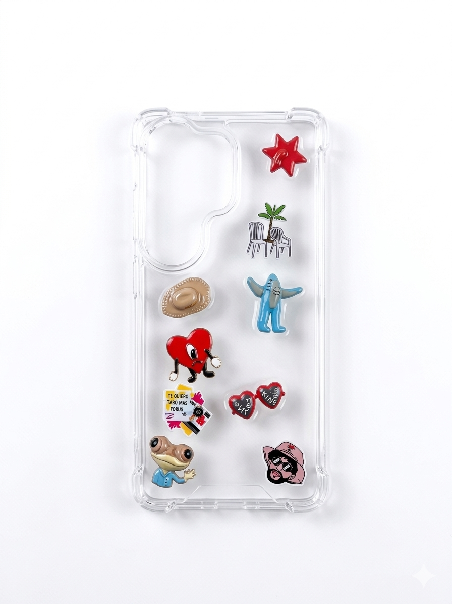Funda 3D Bad Bunny Un Verano Sin Ti para Samsung S25 Ultra