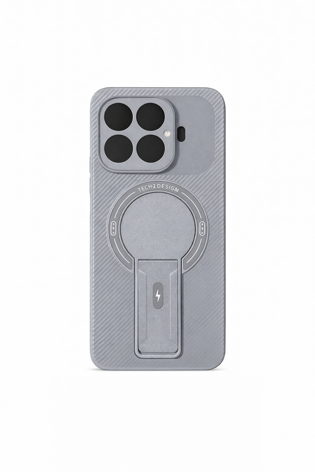 Funda Fibra de Carbono con Soporte Magnético para Xiaomi 15T Pro