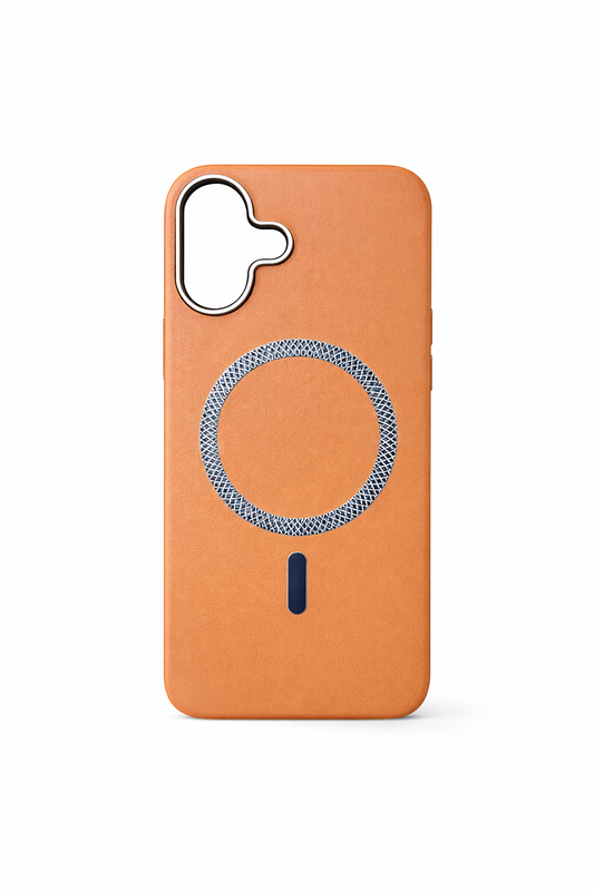Funda Leather MagSafe con Borde Reforzado para iPhone 17