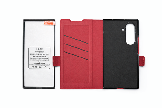 Funda Cartera Ejecutiva con Mica Frontal para Galaxy Z Fold 7