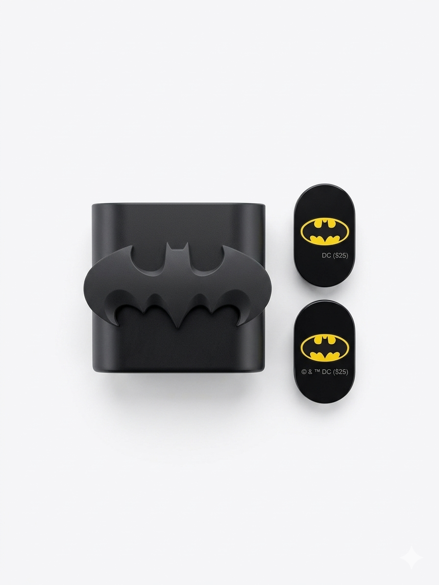 Protector 3D Batman para Cubo y Cable de Carga
