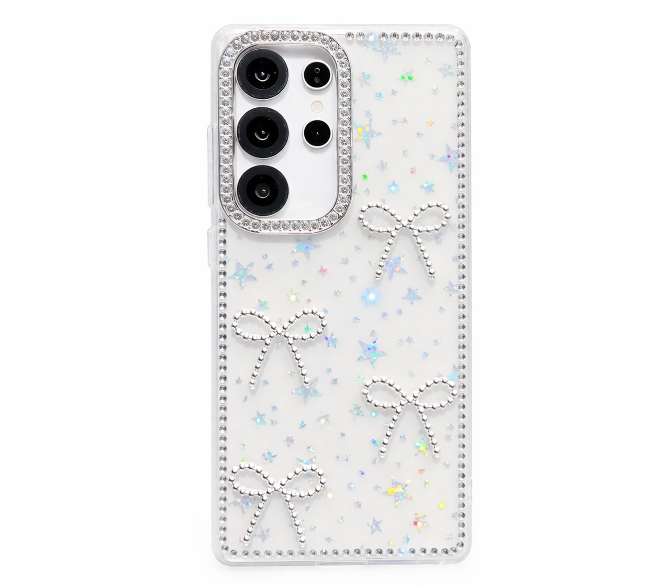 Funda de Moños con Brillos para Samsung S26 Ultra
