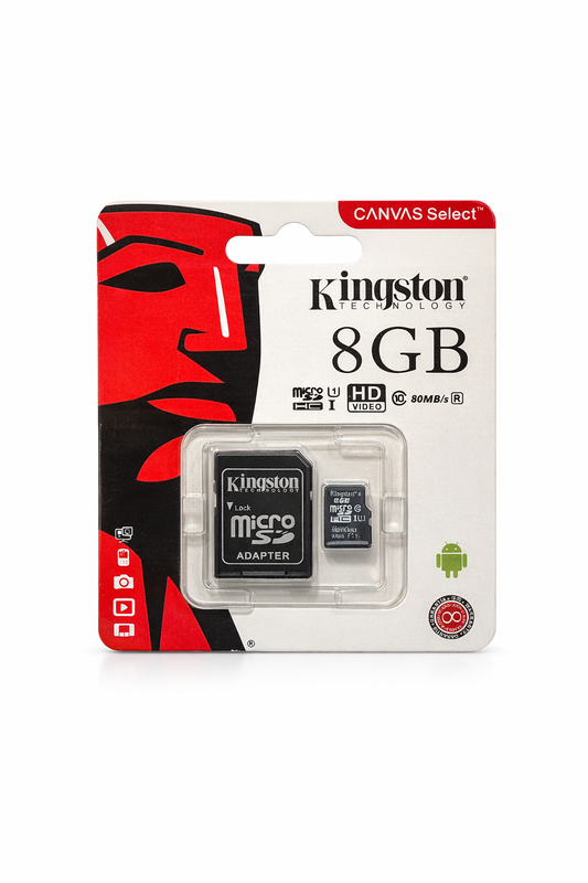 Memoria MicroSD Kingston Canvas Select con Adaptador