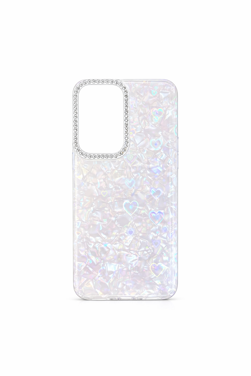 Funda de Concha Nácar y Cristales para Samsung S26 Plus