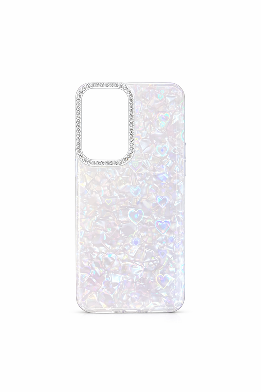 Funda de Concha Nácar y Cristales para Samsung S26 Plus