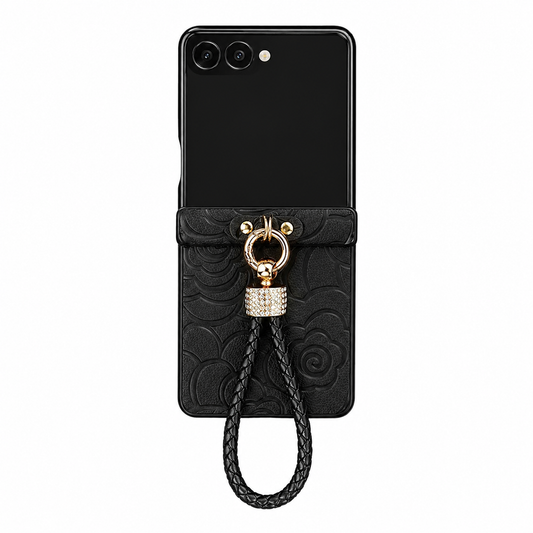 Funda Blossom Leather con Correa Samsung Flip 7