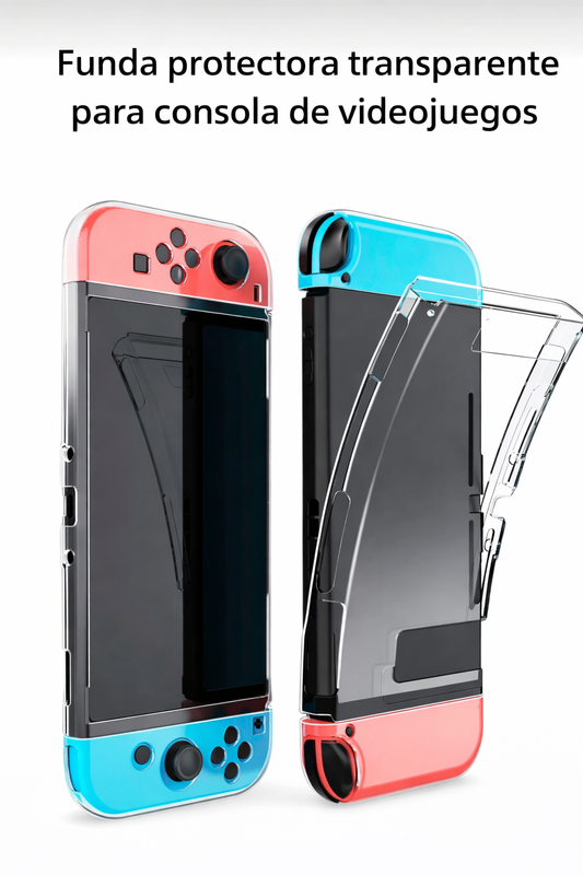 Funda Protectora Transparente para Nintendo Switch