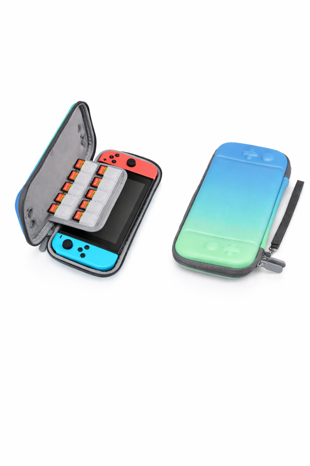Estuche Rígido de Viaje para Nintendo Switch con Porta Juegos