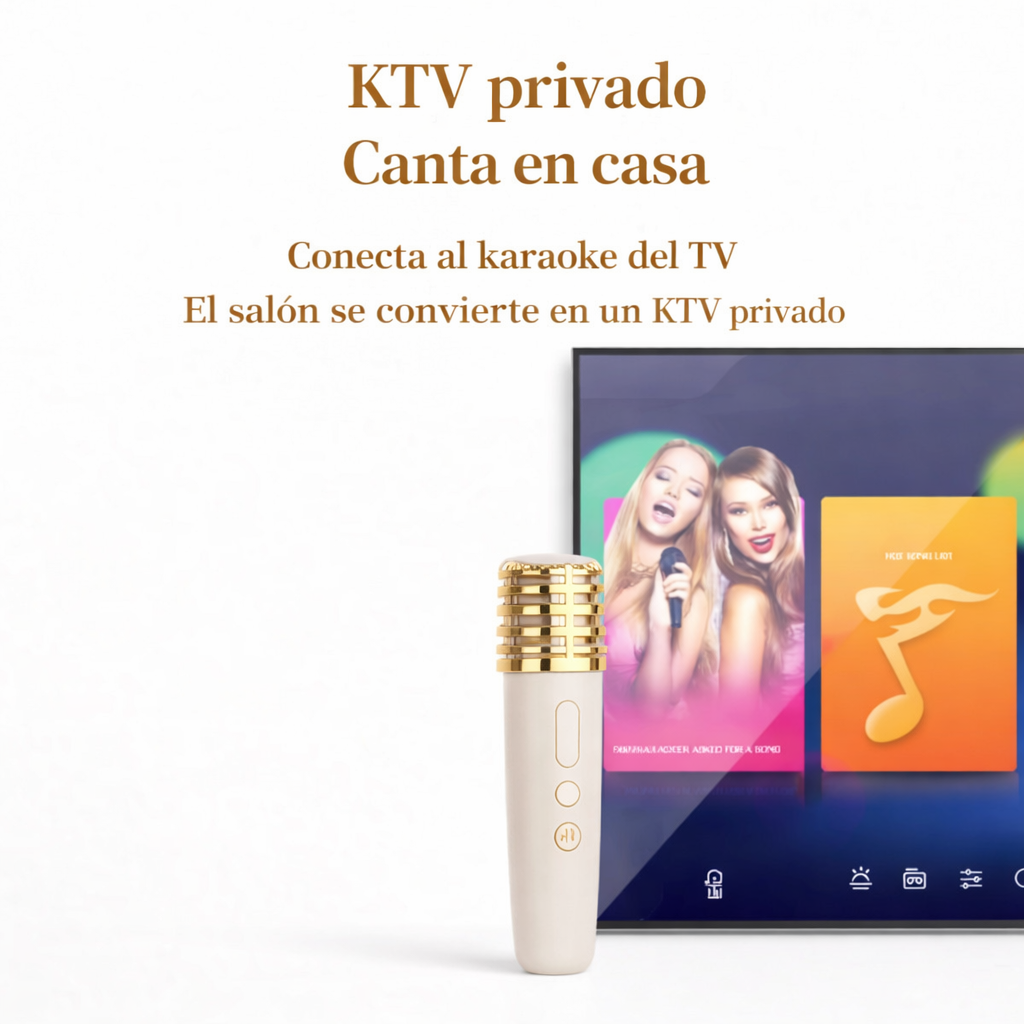 Sistema de Karaoke Dual Crystal RGB – Bocina Bluetooth Hi-Fi con 2 Micrófonos Inalámbricos Pro