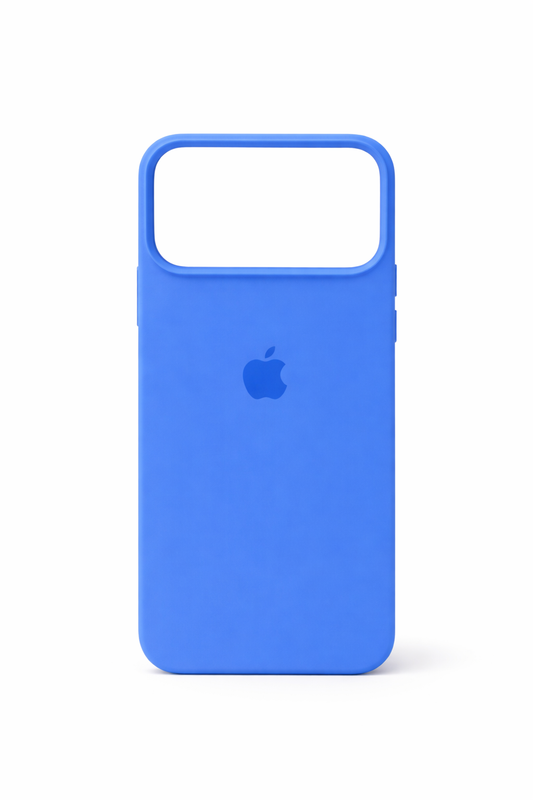 Funda Silicona Lisa Logo Apple para iPhone 17 Pro Max