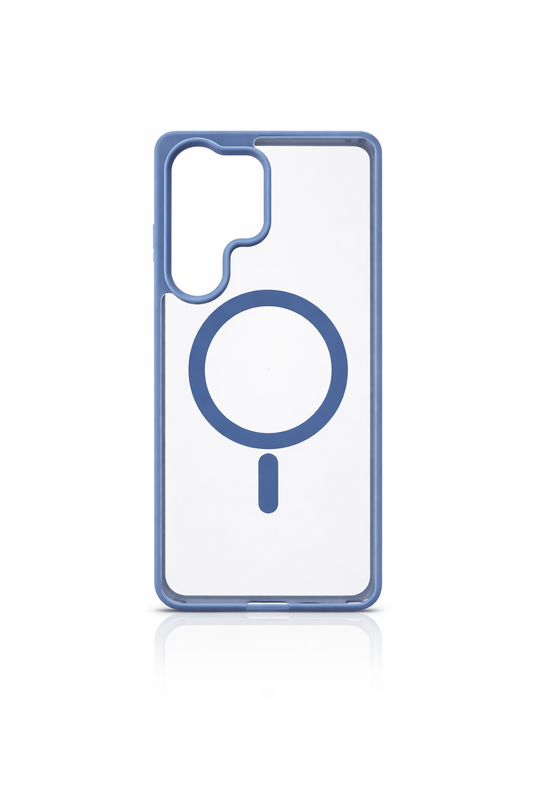 Funda "Mag-Titanium" Crystal con Carga Magnética para Samsung Galaxy S25 Ultra