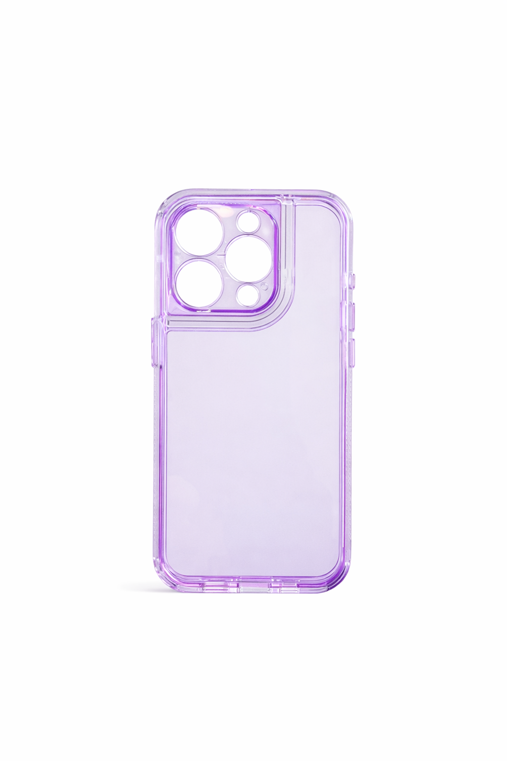 Funda Crystal Series con Bordes Metálicos para iPhone 15 Pro