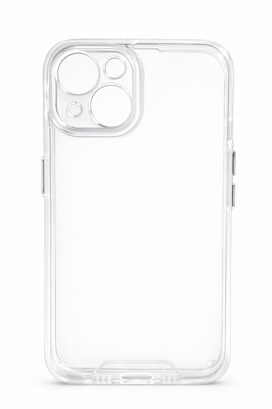 Funda Clear Case Anti-Amarilleo para iPhone 15, 14, 13