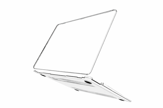 Carcasa Clear Ultra-Slim de Alta Resistencia para MacBook Air 15" M4 (A3241)
