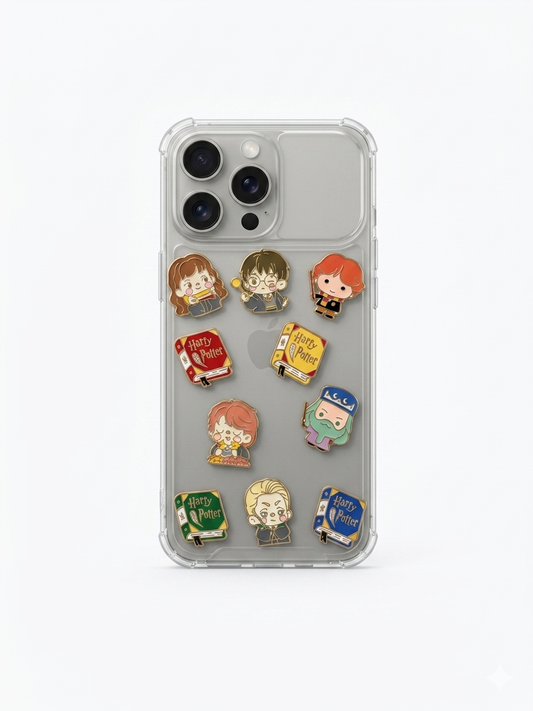 Funda Relieve 3D Personajes Mágicos para iPhone 17 Pro Max