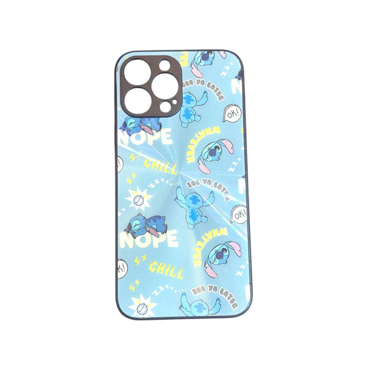 Funda "Stitch Chill Vibes" Holográfica para iPhone 13 Pro Max