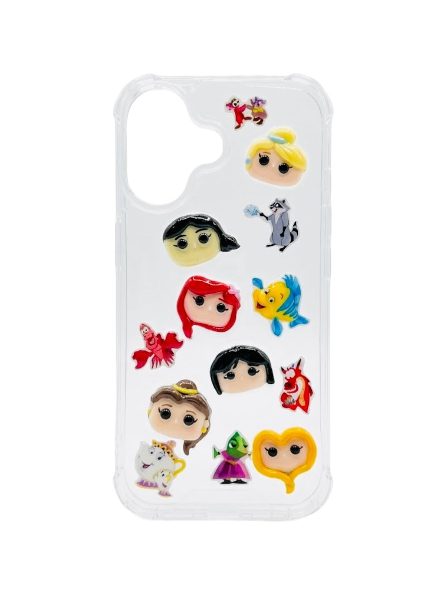 Funda Crystal Clear Disney Princess Edition para iPhone 16
