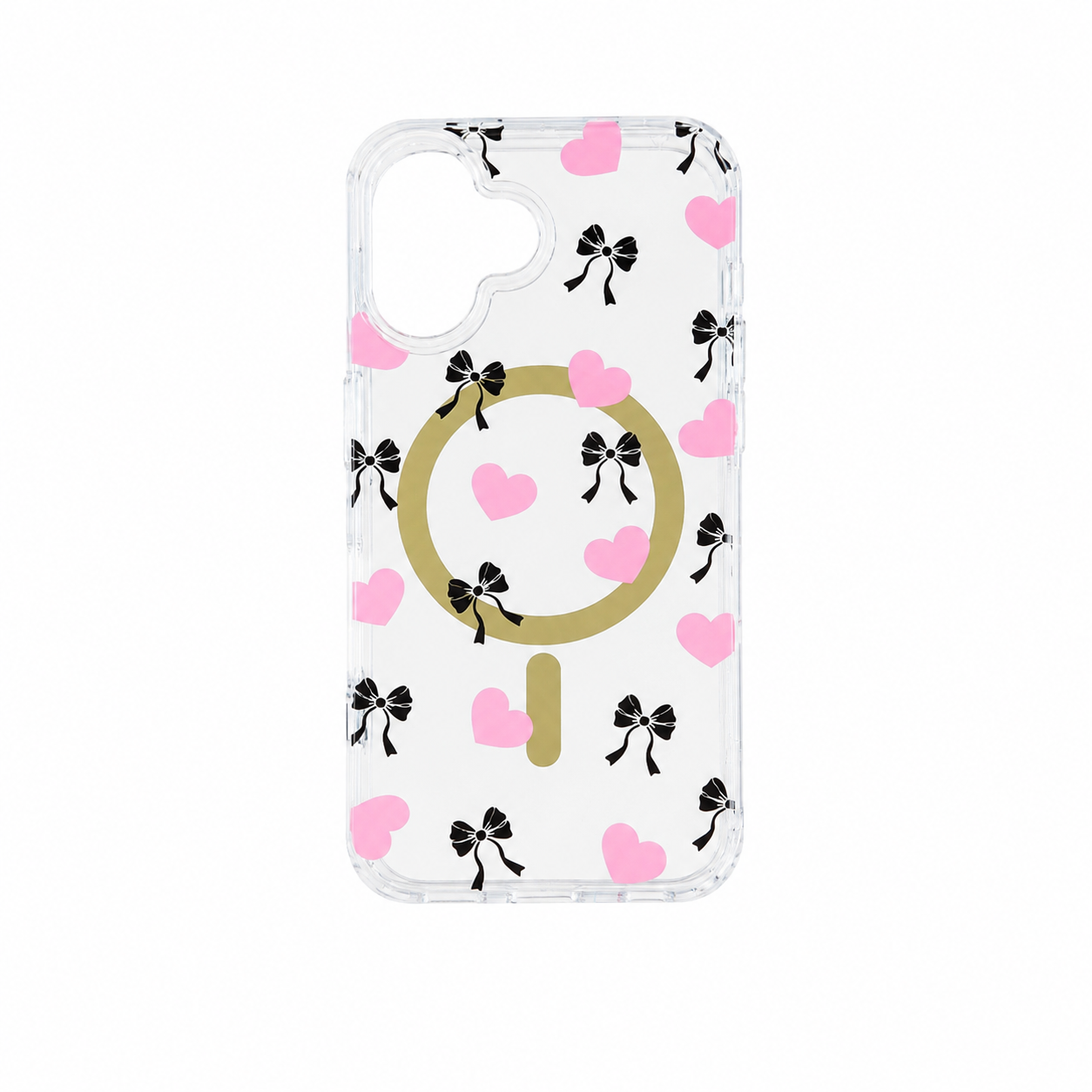 Funda Coquette Moños Corazones MagSafe para iPhone 16