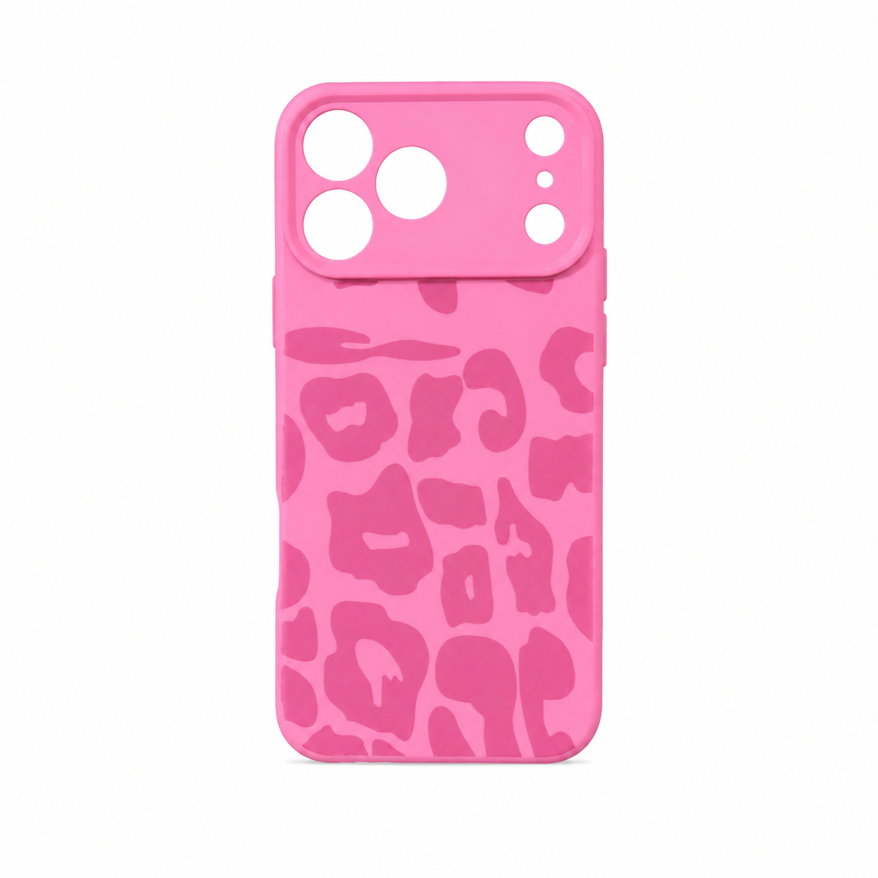 Funda Silicona Leopardo Relieve para iPhone 17 Pro Max