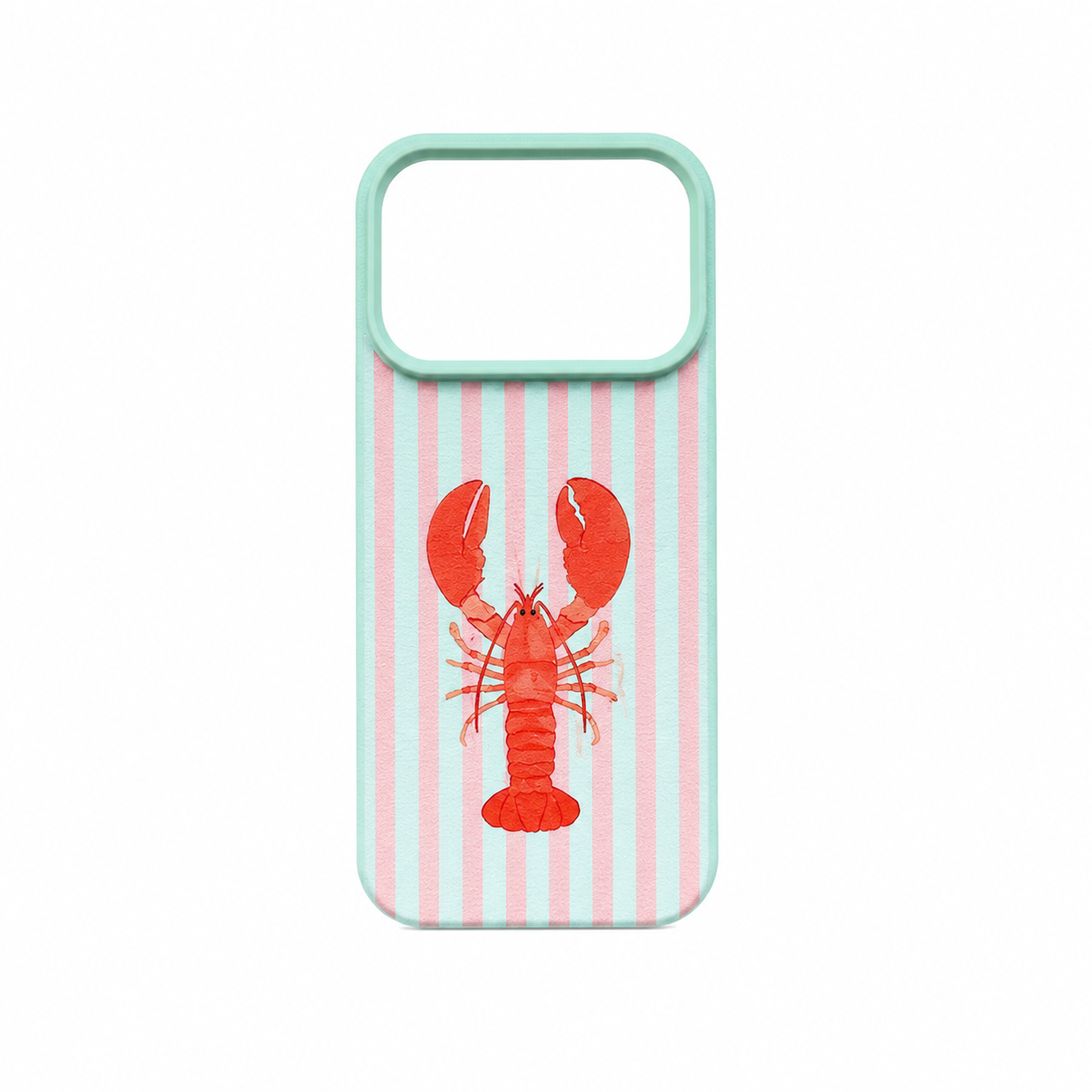 Funda Langosta Rayas Preppy para iPhone 17 Pro