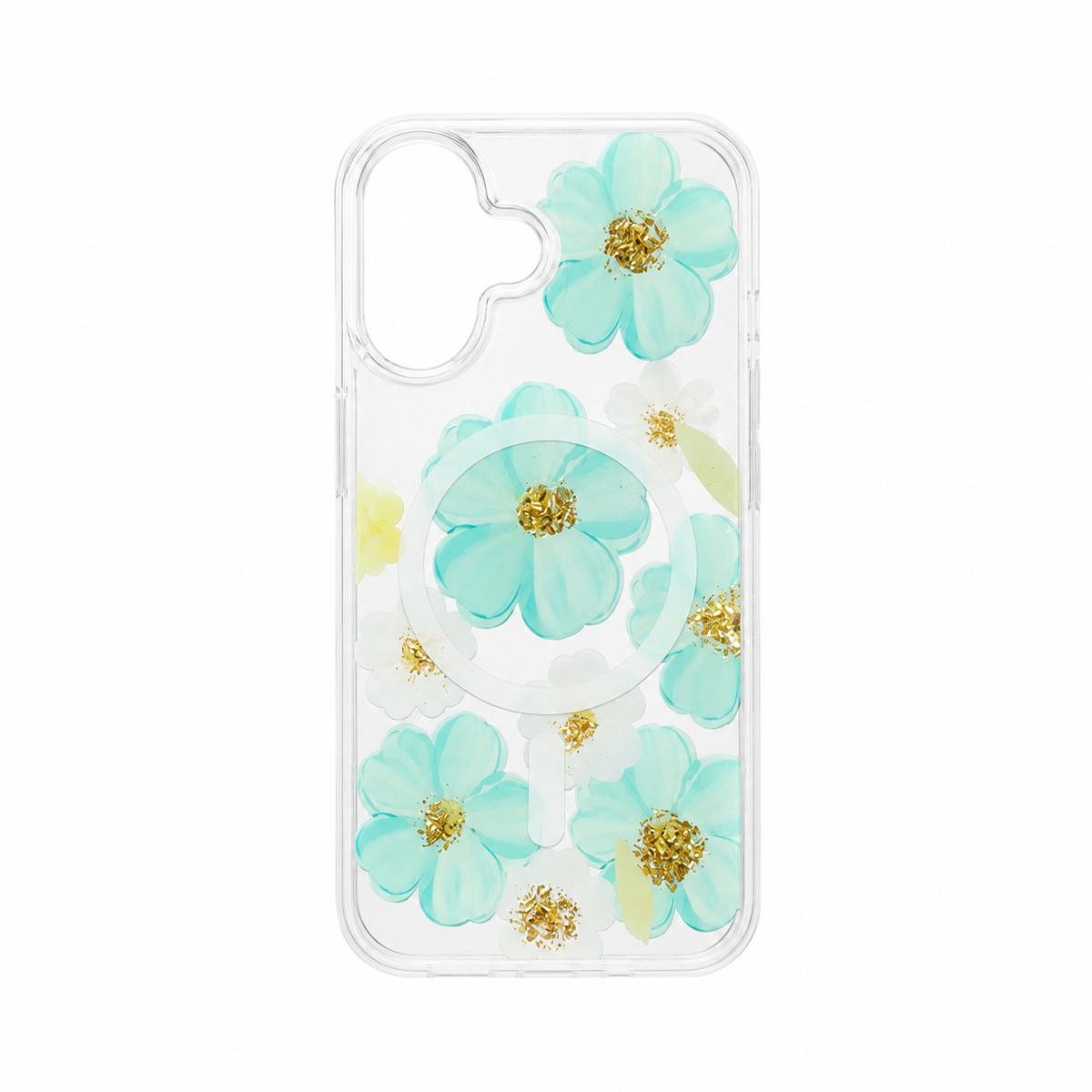 Funda Flores Silvestres Transparente MagSafe iPhone 16