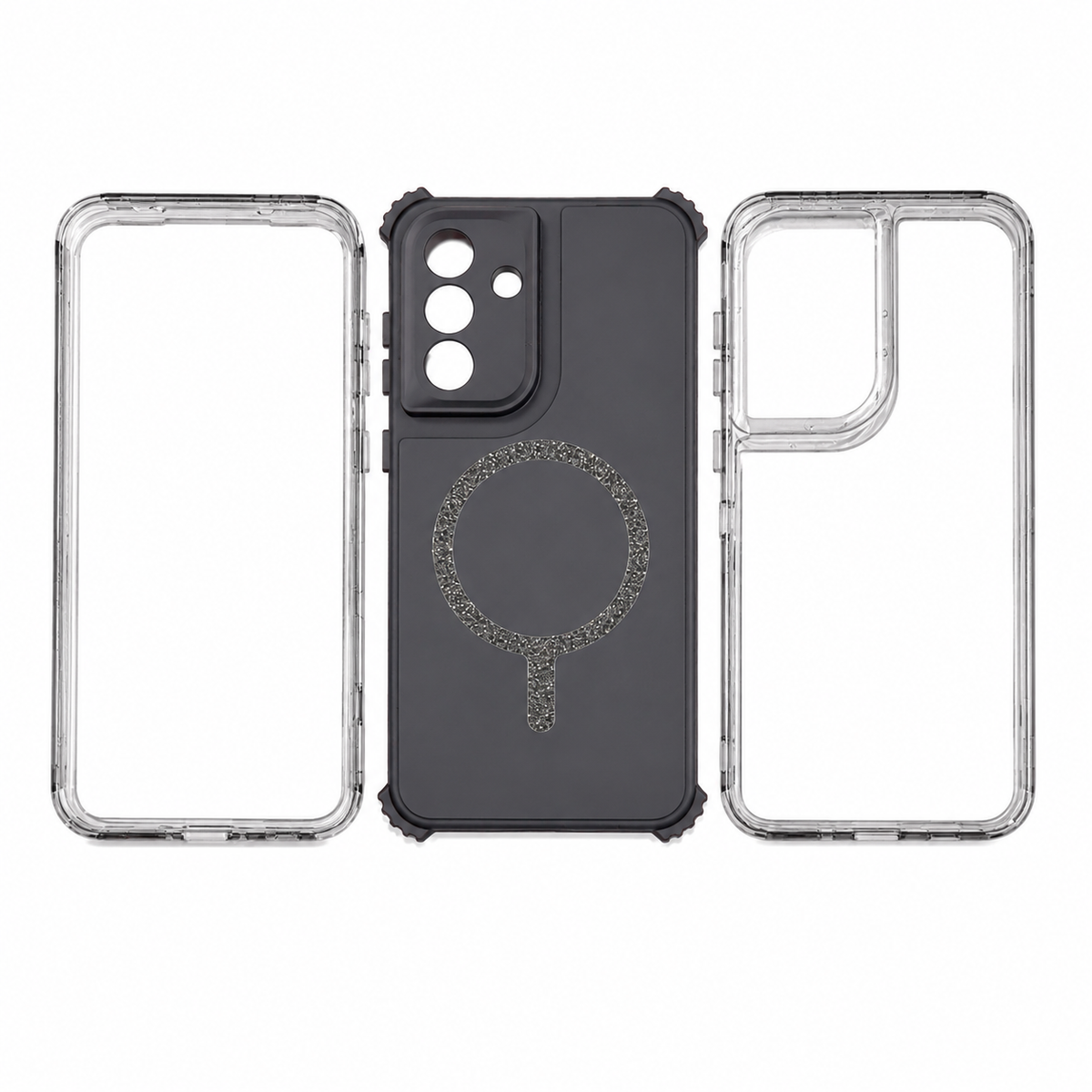 Funda 3 Piezas Slider Magnética Brillante para Samsung A36-A56