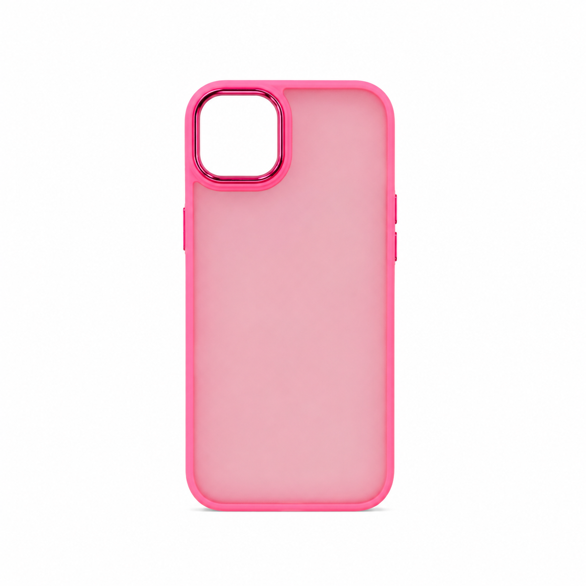 Funda Esmerilada Marco Metálico para iPhone 14+ - 15+
